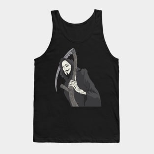 Guy Fawkes Reaper Tank Top